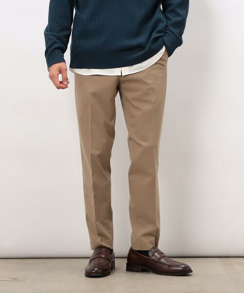 LARDINI ベージュ スラックス ウエストゴム 楽天市場】大きいサイズ レディース パンツ ボトムス ロング