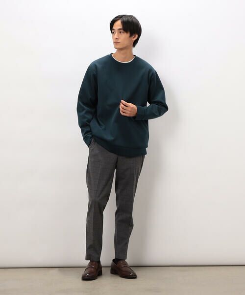 COMME CA ISM / コムサイズム スラックス・ドレスパンツ | 【スマートベーシックパンツ】ストレッチツイル チェック 両面起毛 テーパードスラックス | 詳細3