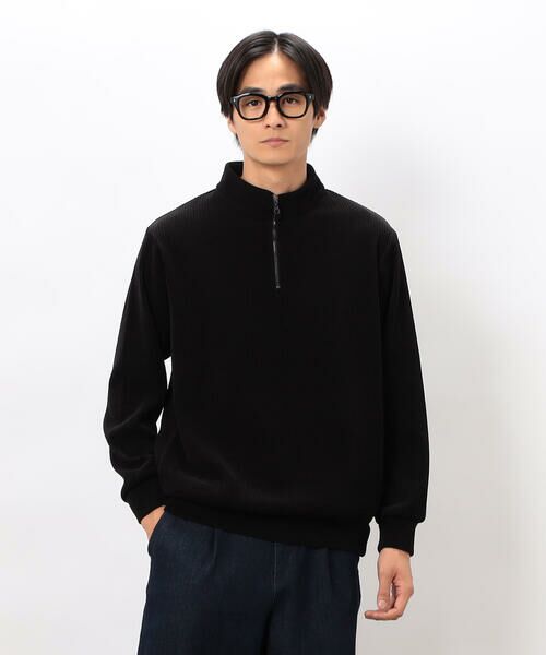 COMME CA ISM / コムサイズム カットソー | カットコールハーフジッププルオーバー | 詳細3