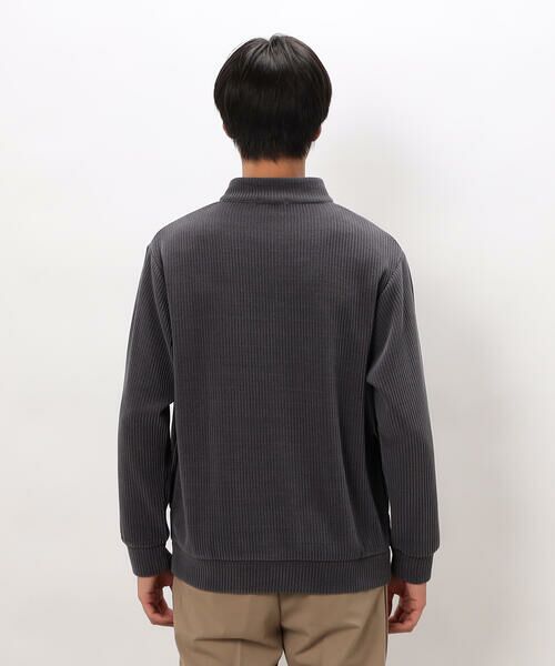 COMME CA ISM / コムサイズム カットソー | カットコールハーフジッププルオーバー | 詳細13