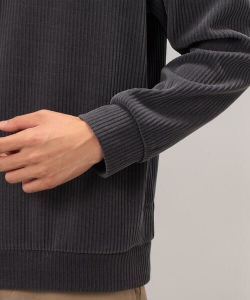 COMME CA ISM / コムサイズム カットソー | カットコールハーフジッププルオーバー | 詳細15