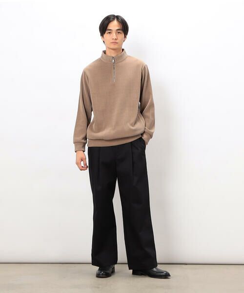 COMME CA ISM / コムサイズム カットソー | カットコールハーフジッププルオーバー | 詳細19