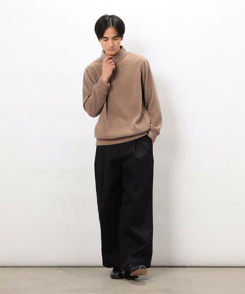 COMME CA ISM / コムサイズム カットソー | カットコールハーフジッププルオーバー | 詳細20