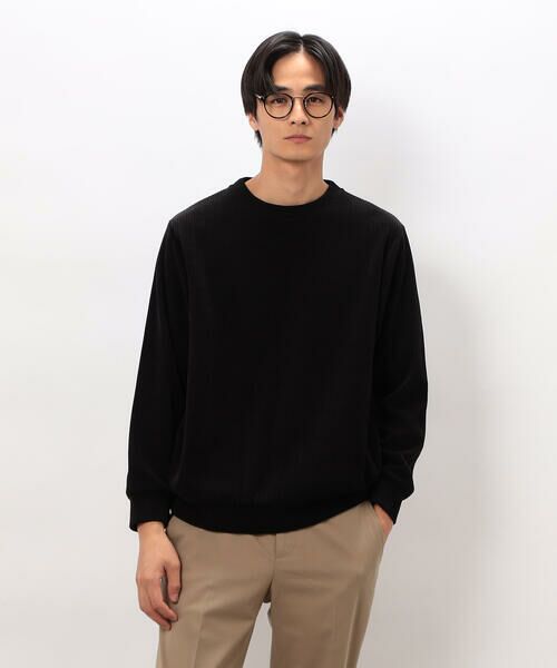 COMME CA ISM / コムサイズム カットソー | カットコールクルーネックプルオーバー | 詳細2