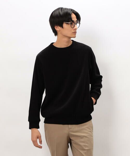 COMME CA ISM / コムサイズム カットソー | カットコールクルーネックプルオーバー | 詳細3