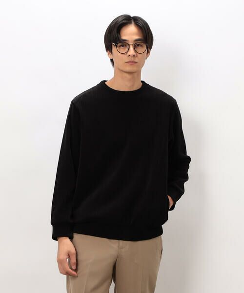 COMME CA ISM / コムサイズム カットソー | カットコールクルーネックプルオーバー | 詳細4