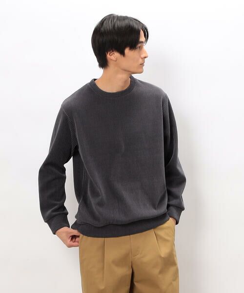 COMME CA ISM / コムサイズム カットソー | カットコールクルーネックプルオーバー | 詳細9