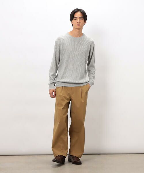 COMME CA ISM / コムサイズム ニット・セーター | 日本の色 ワイドリブクルーネックニット | 詳細2