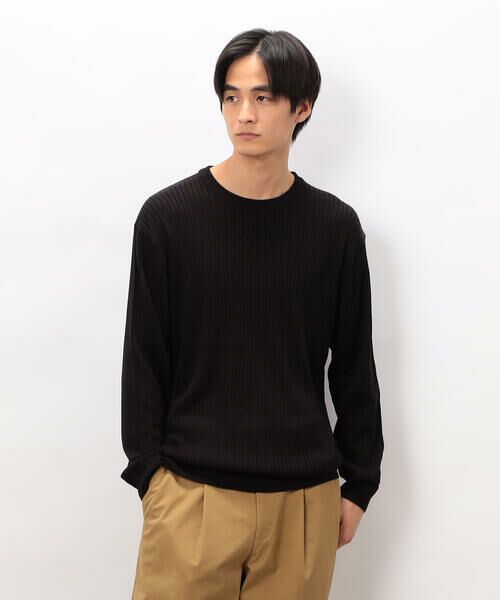 COMME CA ISM / コムサイズム ニット・セーター | 日本の色 ワイドリブクルーネックニット | 詳細8