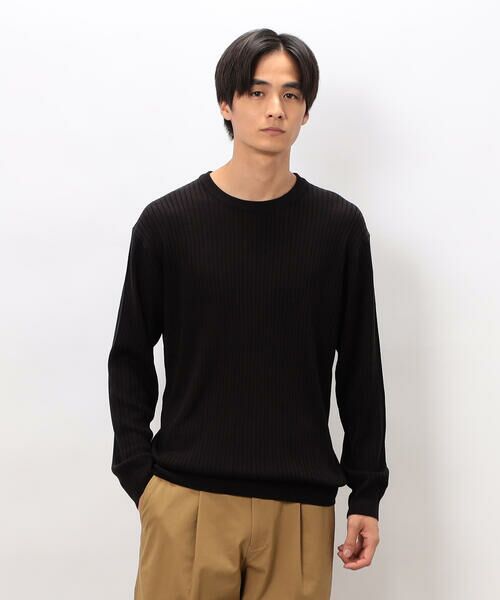 COMME CA ISM / コムサイズム ニット・セーター | 日本の色 ワイドリブクルーネックニット | 詳細9