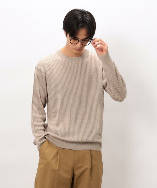 COMME CA ISM / コムサイズム ニット・セーター | 日本の色 ワイドリブクルーネックニット | 詳細13