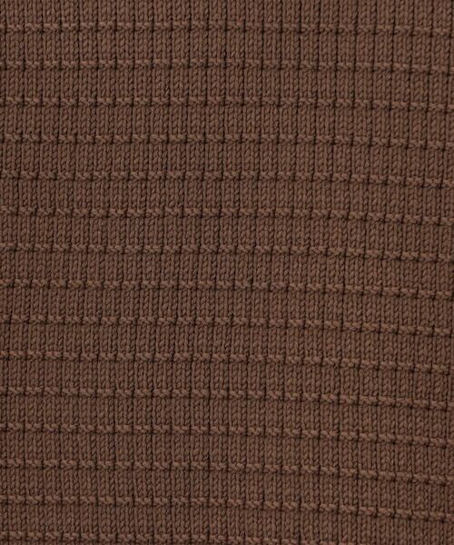 COMME CA ISM / コムサイズム ニット・セーター | ワッフルクルーネックニット | 詳細26