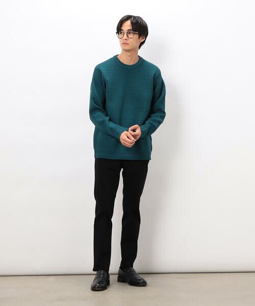 COMME CA ISM / コムサイズム ニット・セーター | ワッフルクルーネックニット | 詳細27