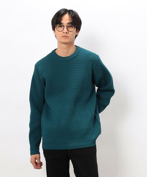 COMME CA ISM / コムサイズム ニット・セーター | ワッフルクルーネックニット | 詳細29