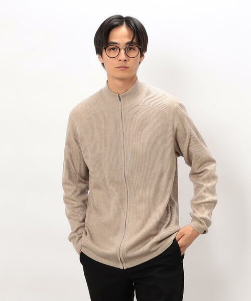 COMME CA ISM / コムサイズム カーディガン・ボレロ | 日本の色 リブZIPカーディガン | 詳細17