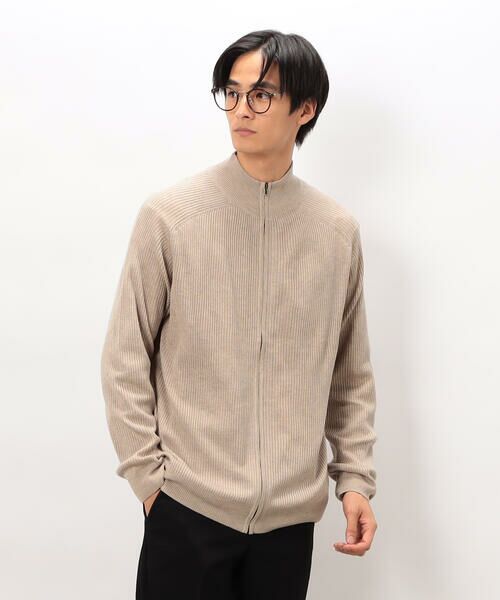 COMME CA ISM / コムサイズム カーディガン・ボレロ | 日本の色 リブZIPカーディガン | 詳細18
