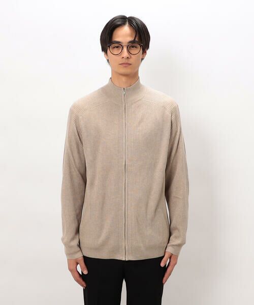 COMME CA ISM / コムサイズム カーディガン・ボレロ | 日本の色 リブZIPカーディガン | 詳細19