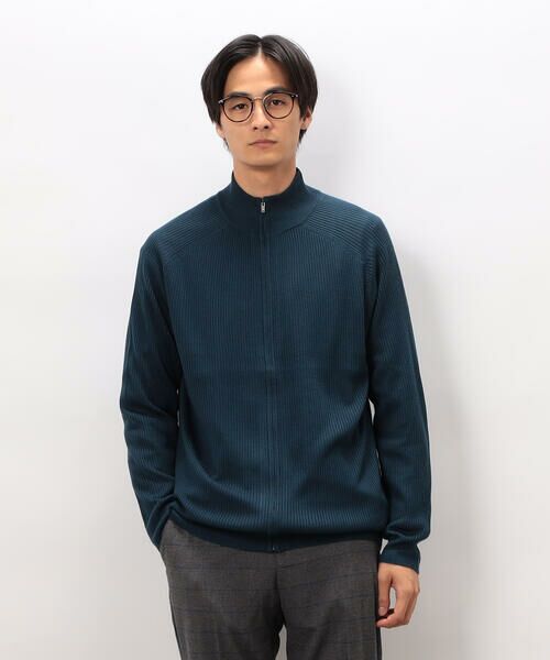 COMME CA ISM / コムサイズム カーディガン・ボレロ | 日本の色 リブZIPカーディガン | 詳細30