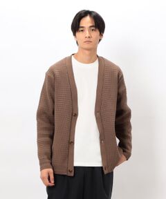 COMME CA ISM / コムサイズム カーディガン・ボレロ | ワッフルカーディガン