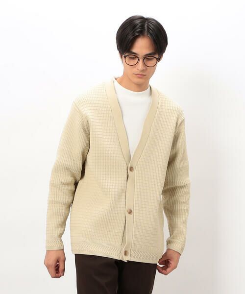COMME CA ISM / コムサイズム カーディガン・ボレロ | ワッフルカーディガン | 詳細4