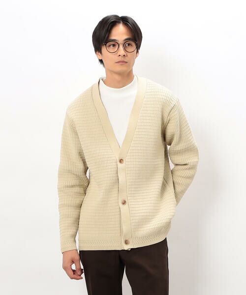 COMME CA ISM / コムサイズム カーディガン・ボレロ | ワッフルカーディガン | 詳細5