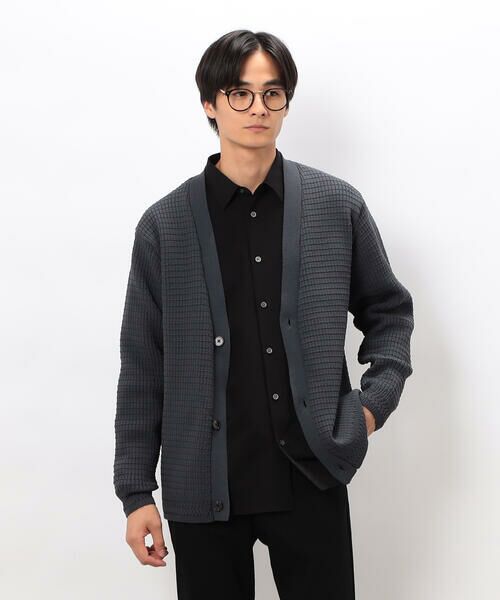 COMME CA ISM / コムサイズム カーディガン・ボレロ | ワッフルカーディガン | 詳細8