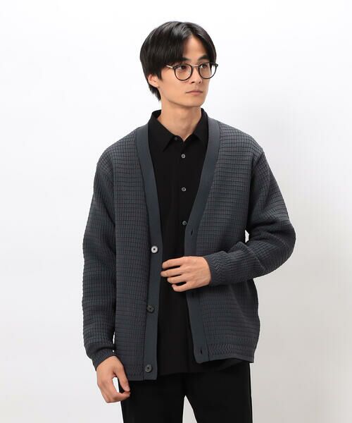 COMME CA ISM / コムサイズム カーディガン・ボレロ | ワッフルカーディガン | 詳細9