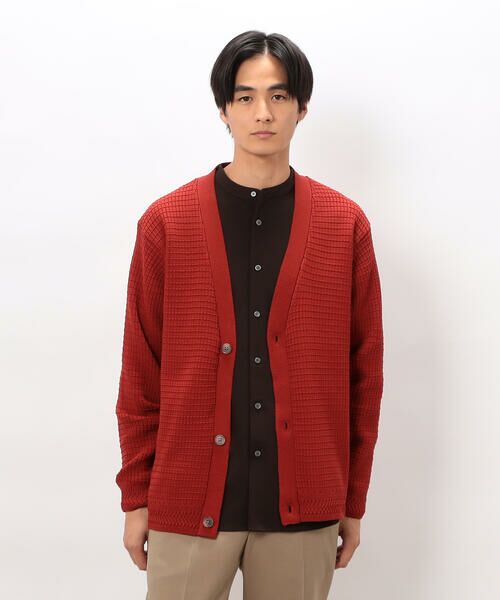 COMME CA ISM / コムサイズム カーディガン・ボレロ | ワッフルカーディガン | 詳細13