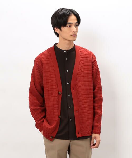 COMME CA ISM / コムサイズム カーディガン・ボレロ | ワッフルカーディガン | 詳細14