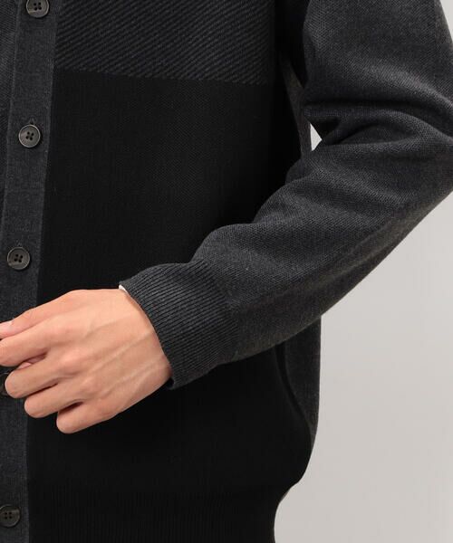 COMME CA ISM / コムサイズム カーディガン・ボレロ | チェック柄ジャガードカーディガン | 詳細10