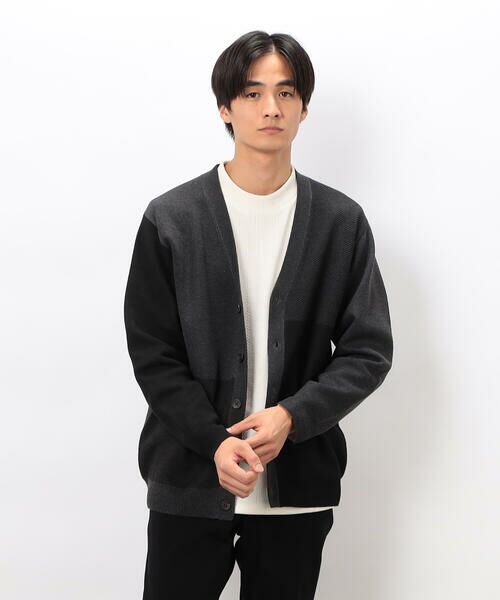 COMME CA ISM / コムサイズム カーディガン・ボレロ | チェック柄ジャガードカーディガン | 詳細4