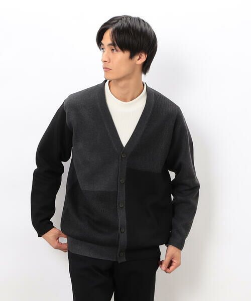 COMME CA ISM / コムサイズム カーディガン・ボレロ | チェック柄ジャガードカーディガン | 詳細5