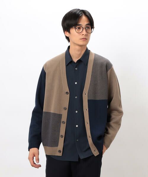 COMME CA ISM / コムサイズム カーディガン・ボレロ | チェック柄ジャガードカーディガン | 詳細16