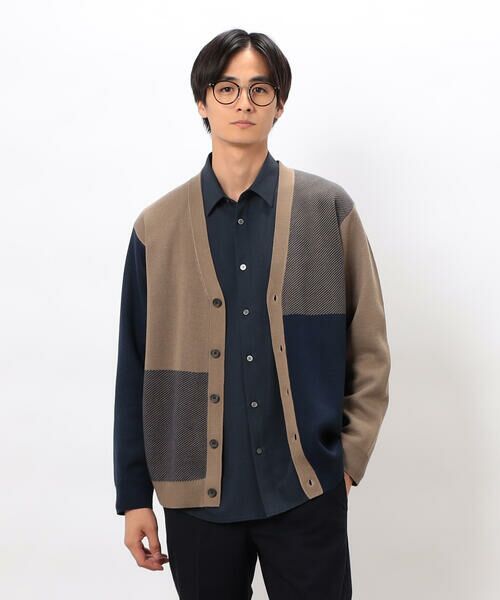 COMME CA ISM / コムサイズム カーディガン・ボレロ | チェック柄ジャガードカーディガン | 詳細17