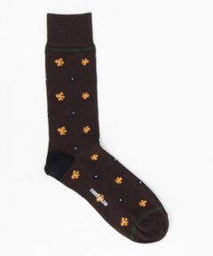 COMME CA ISM / コムサイズム ソックス | 花小紋柄 ソックス