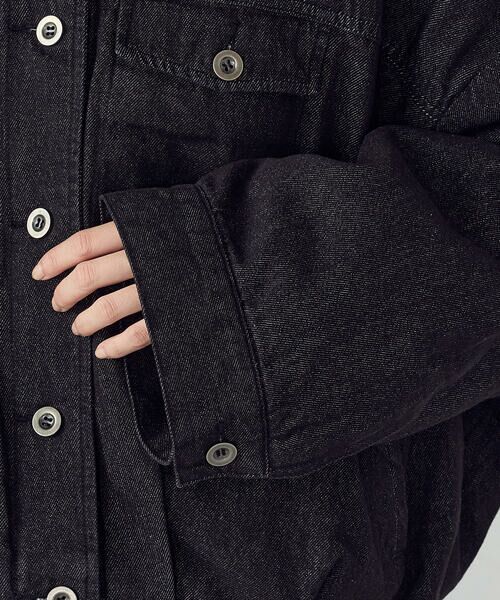 COMME CA ISM / コムサイズム ブルゾン | 衿コーデュロイ デニムブルゾン / セットアップ対応 | 詳細10