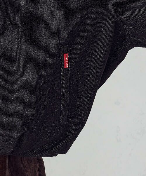 COMME CA ISM / コムサイズム ブルゾン | 衿コーデュロイ デニムブルゾン / セットアップ対応 | 詳細13