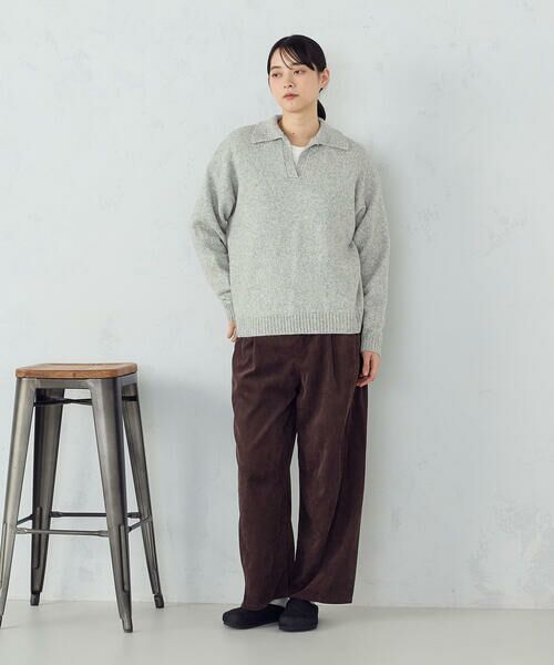 COMME CA ISM / コムサイズム ニット・セーター | 【セットアイテム】スキッパーニット+長袖Tシャツ | 詳細2