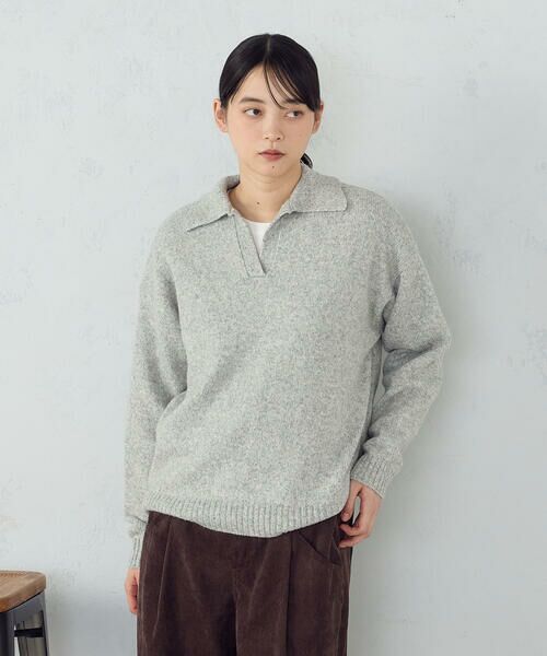 COMME CA ISM / コムサイズム ニット・セーター | 【セットアイテム】スキッパーニット+長袖Tシャツ | 詳細3