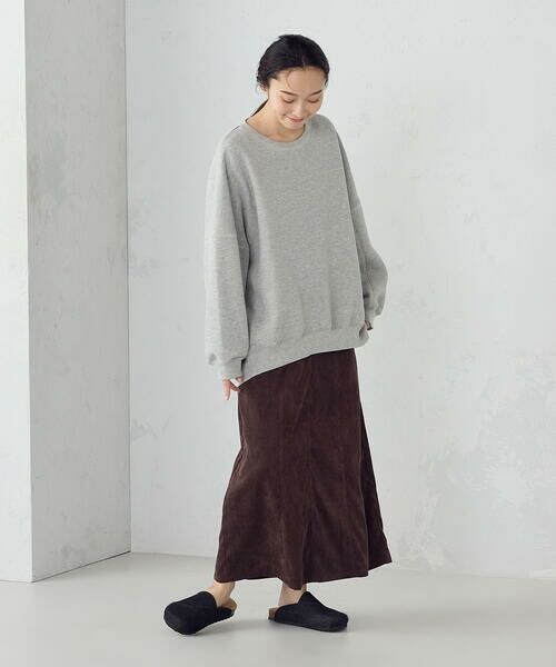 COMME CA ISM / コムサイズム ロング・マキシ丈スカート | コーデュロイ Ａラインスカート / セットアップ対応 | 詳細1