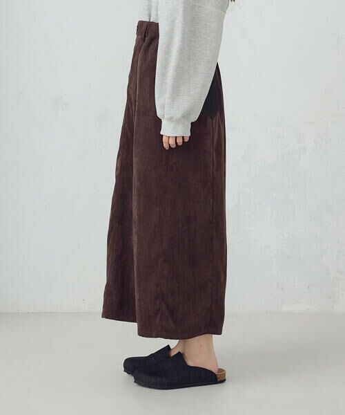 COMME CA ISM / コムサイズム ロング・マキシ丈スカート | コーデュロイ Ａラインスカート / セットアップ対応 | 詳細8
