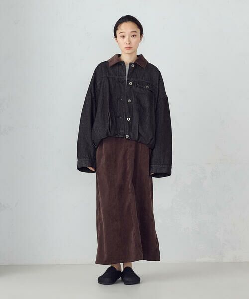 COMME CA ISM / コムサイズム ロング・マキシ丈スカート | コーデュロイ Ａラインスカート / セットアップ対応 | 詳細3