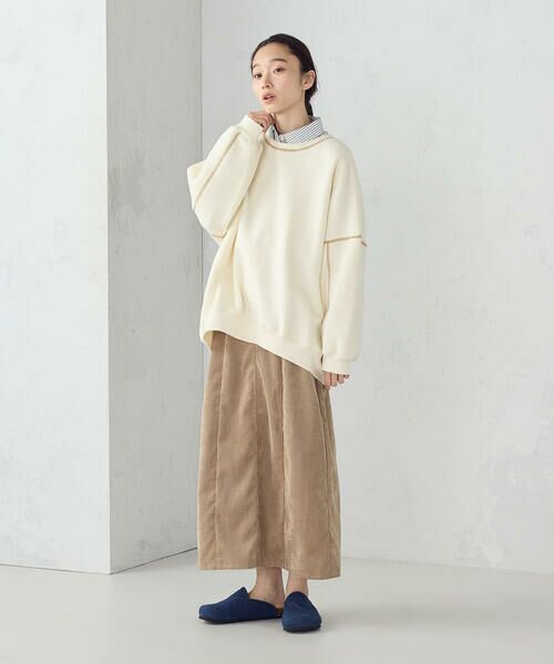 COMME CA ISM / コムサイズム ロング・マキシ丈スカート | コーデュロイ Ａラインスカート / セットアップ対応 | 詳細16