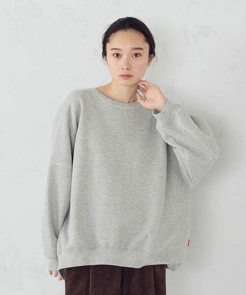 COMME CA ISM / コムサイズム スウェット | 裏起毛 スウェット(グレー)