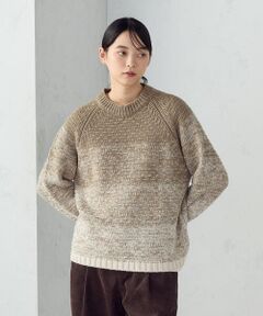 COMME CA ISM / コムサイズム ニット・セーター | 変形　鹿の子　グラデーション　ニット