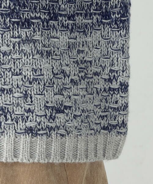 COMME CA ISM / コムサイズム ニット・セーター | 変形　鹿の子　グラデーション　ニット | 詳細10