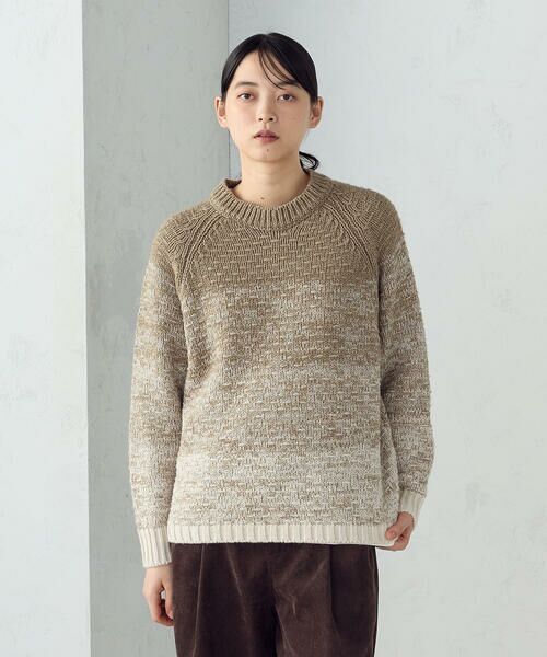 COMME CA ISM / コムサイズム ニット・セーター | 変形　鹿の子　グラデーション　ニット | 詳細14