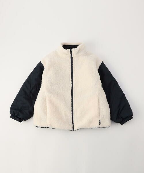 COMME CA ISM / コムサイズム ブルゾン | 【オンライン限定カラー:ブラック】リバーシブル キルト×ボア ブルゾン | 詳細9