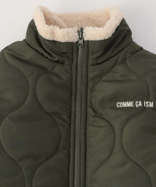 COMME CA ISM / コムサイズム ブルゾン | 【オンライン限定カラー:ブラック】リバーシブル キルト×ボア ブルゾン | 詳細14