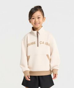 COMME CA ISM / コムサイズム スウェット | ハーフジッププルオーバー